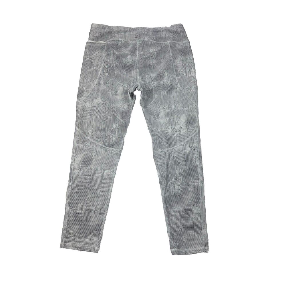 Calia By Carrie Underwood Stay Powerful Leggings Womens L Gray Tie Dye